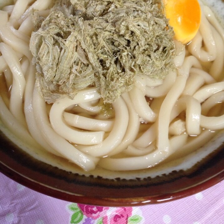 シンプル♪シンプル♪とろろ昆布うどん^ ^